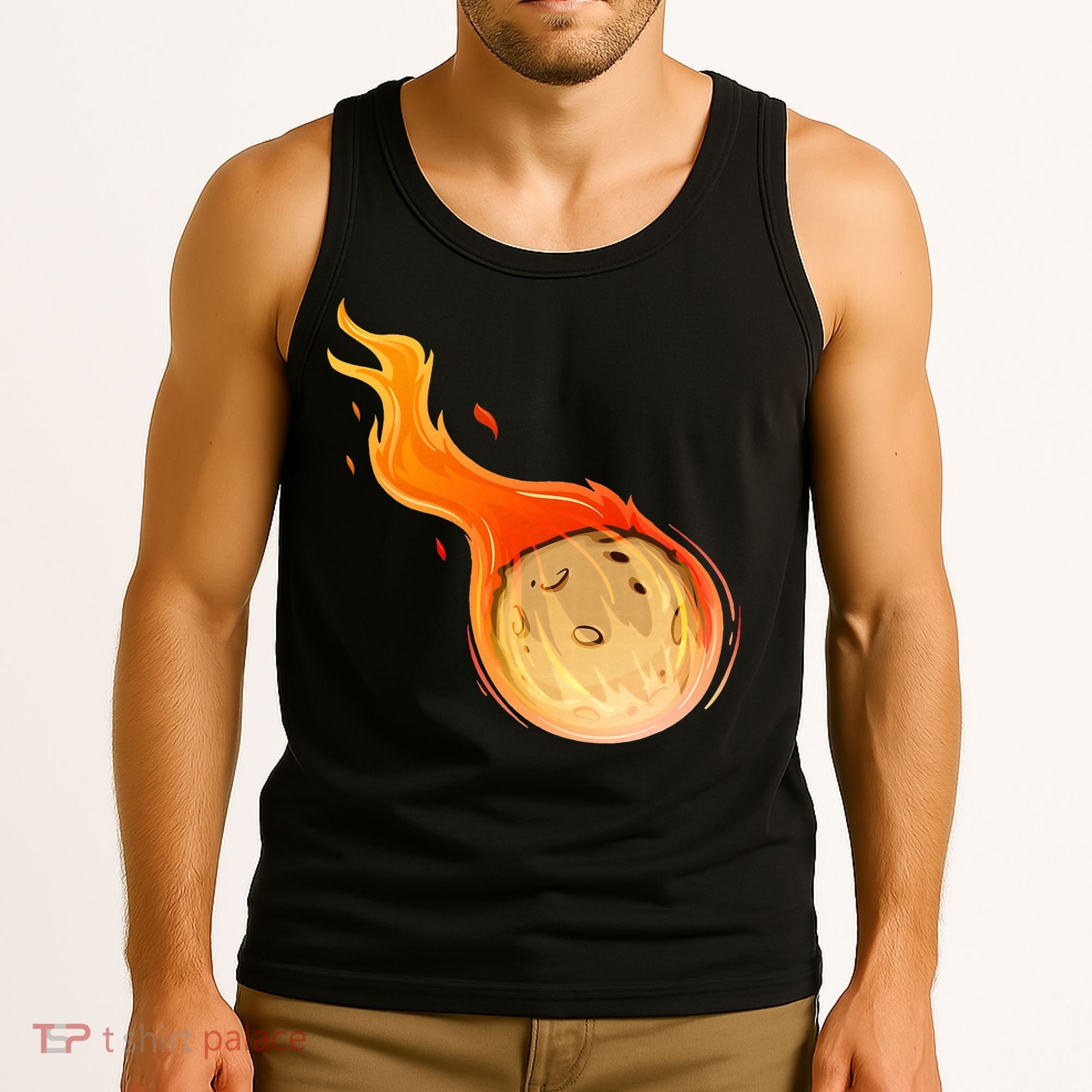 Stone Asteroid Belt Meteorite Flying Space Rock Astronomy Tank Top