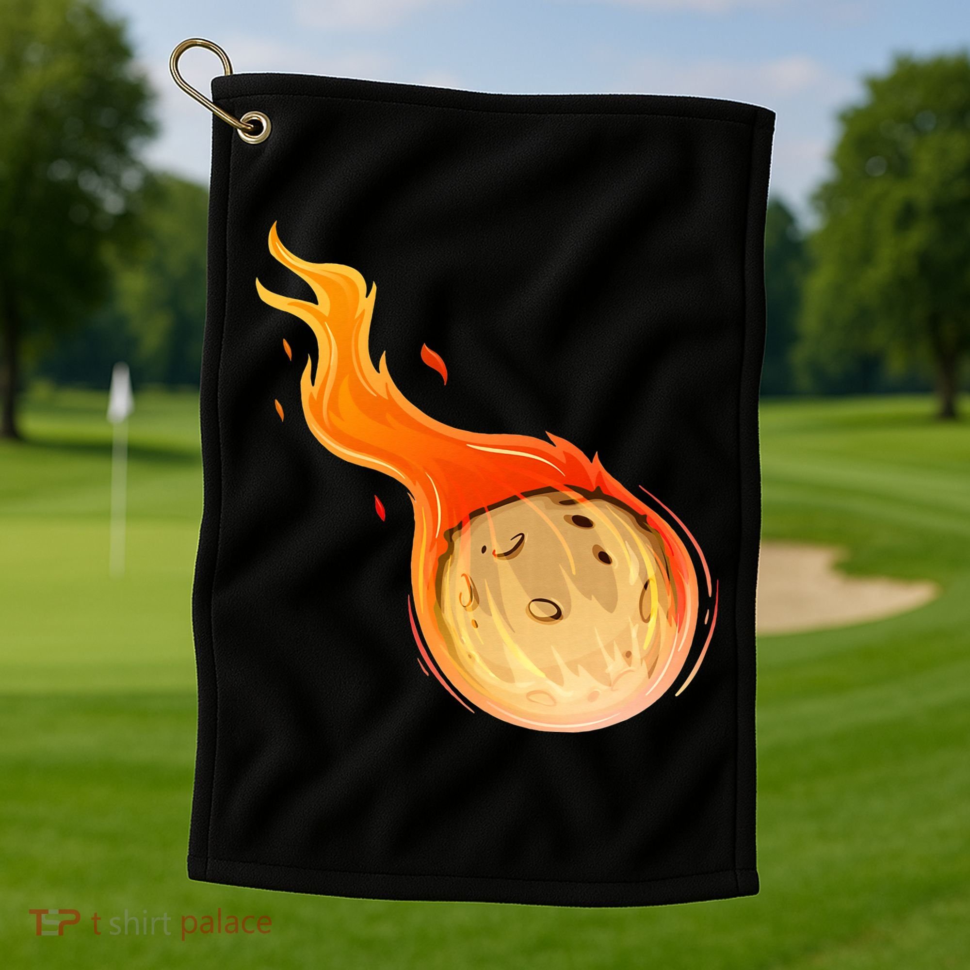 Stone Asteroid Belt Meteorite Flying Space Rock Astronomy Golf Towel