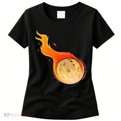 Stone Asteroid Belt Meteorite Flying Space Rock Astronomy Women's T-Shirt