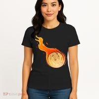 Stone Asteroid Belt Meteorite Flying Space Rock Astronomy Women's T-Shirt thumb 4