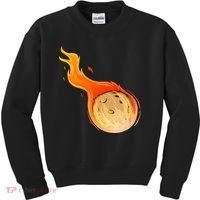 Stone Asteroid Belt Meteorite Flying Space Rock Astronomy Kids Sweatshirt thumb 0
