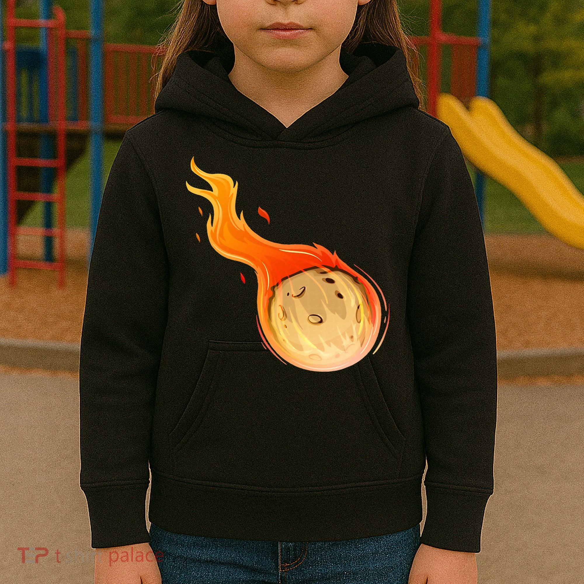 Stone Asteroid Belt Meteorite Flying Space Rock Astronomy Kids Hoodie