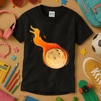 Stone Asteroid Belt Meteorite Flying Space Rock Astronomy Kids T-Shirt thumb 3