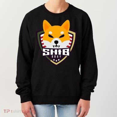 Shiba Army Badge Crest Women's Sweatshirt