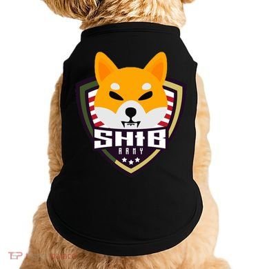 Shiba Army Badge Crest Doggie Tank