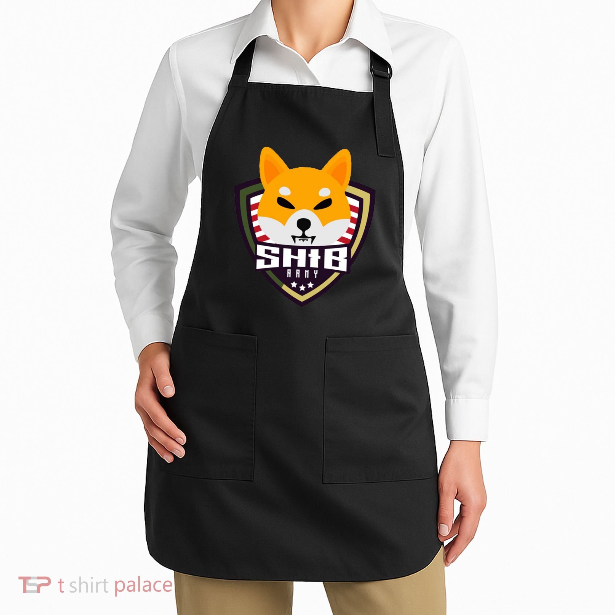 Shiba Army Badge Crest Apron