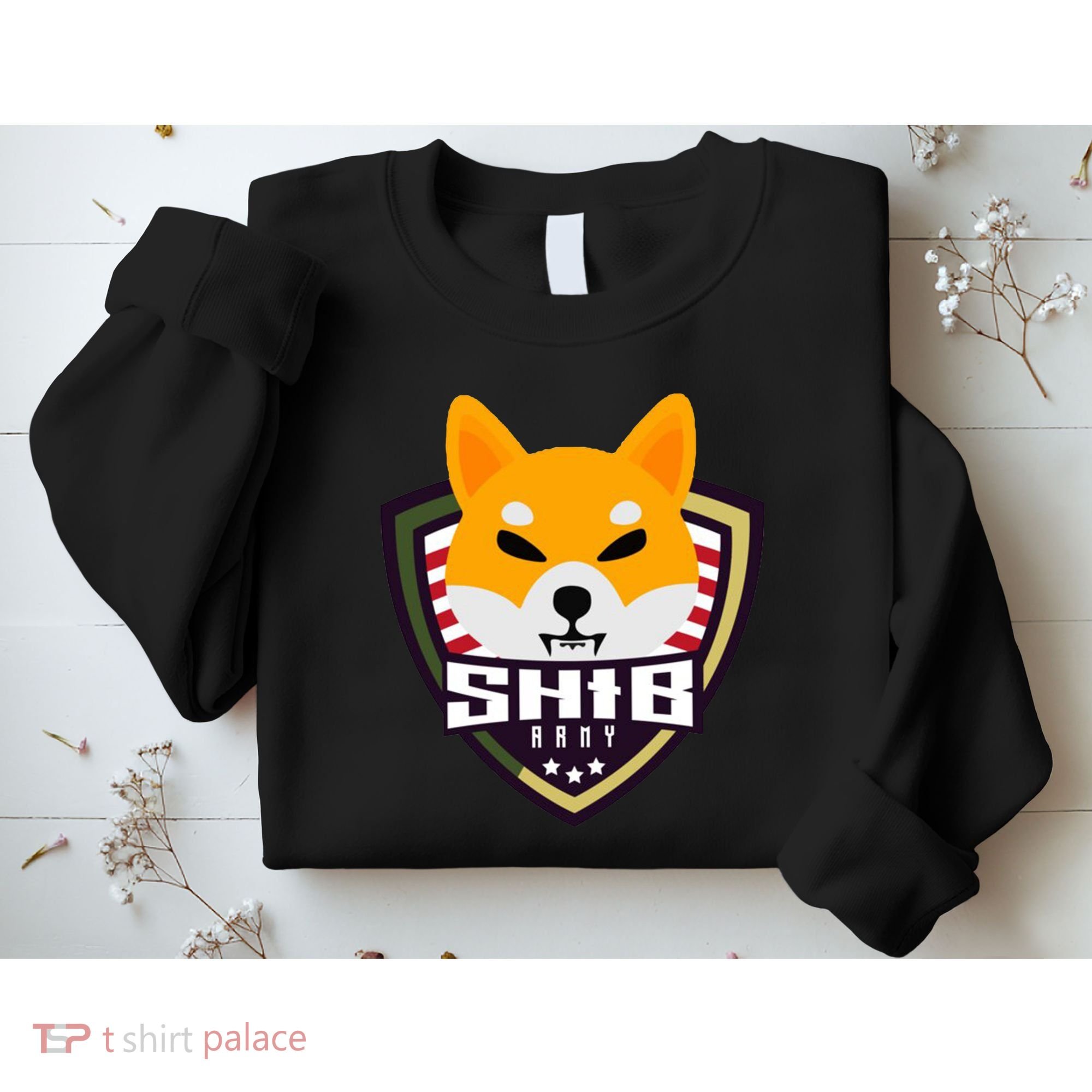 Shiba Army Badge Crest Sweatshirt