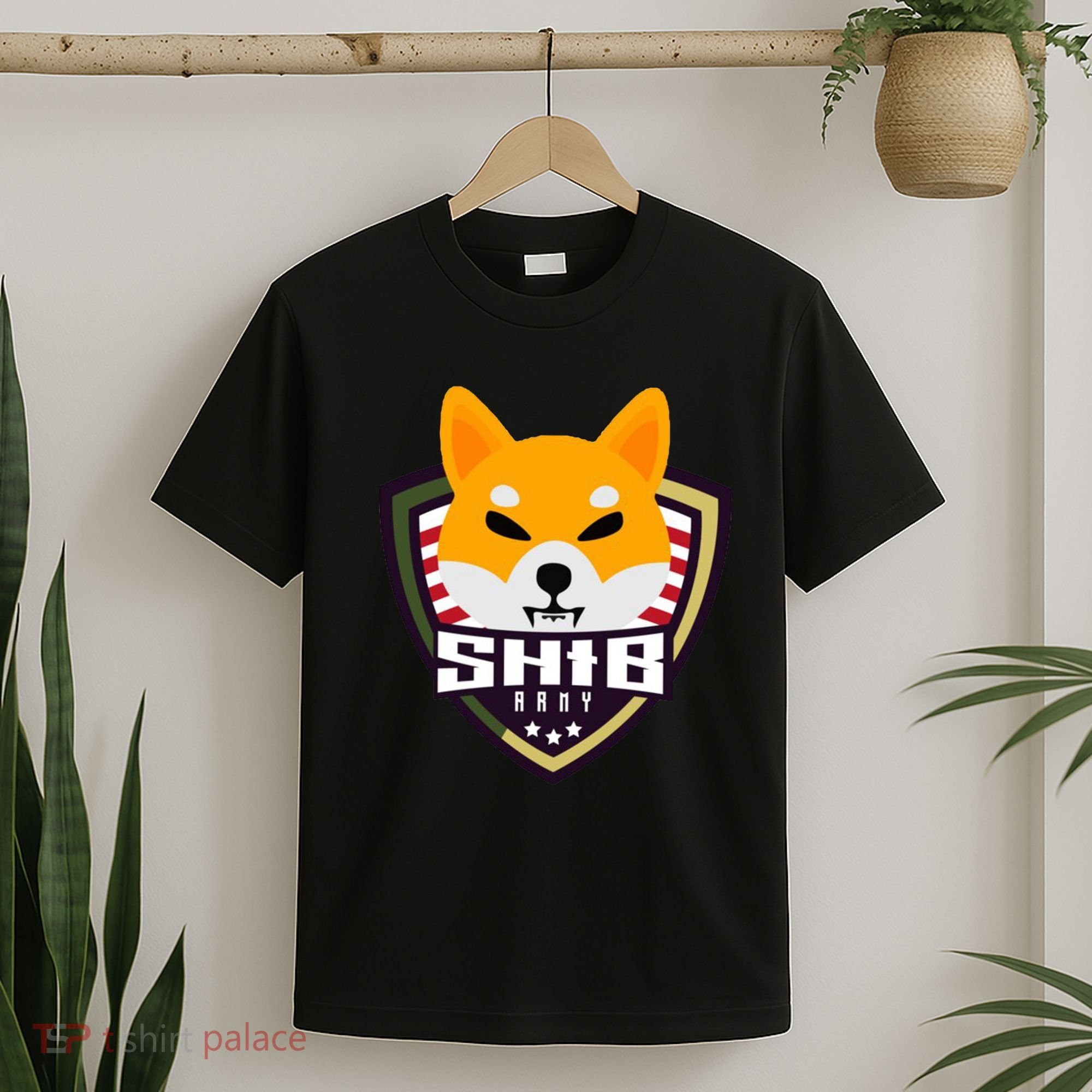 Shiba Army Badge Crest T-Shirt