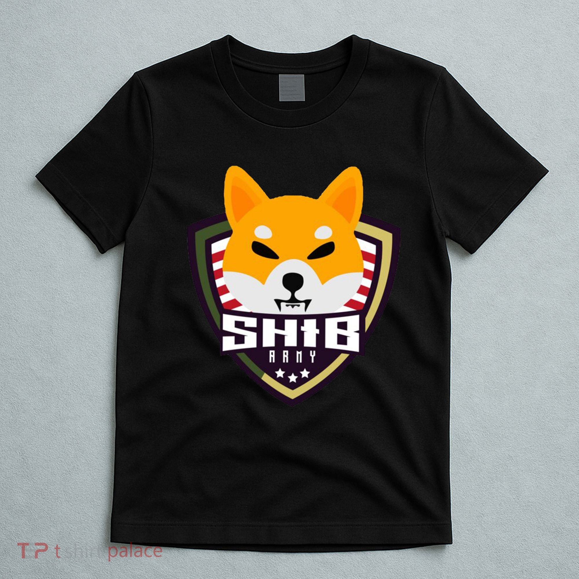 Shiba Army Badge Crest T-Shirt