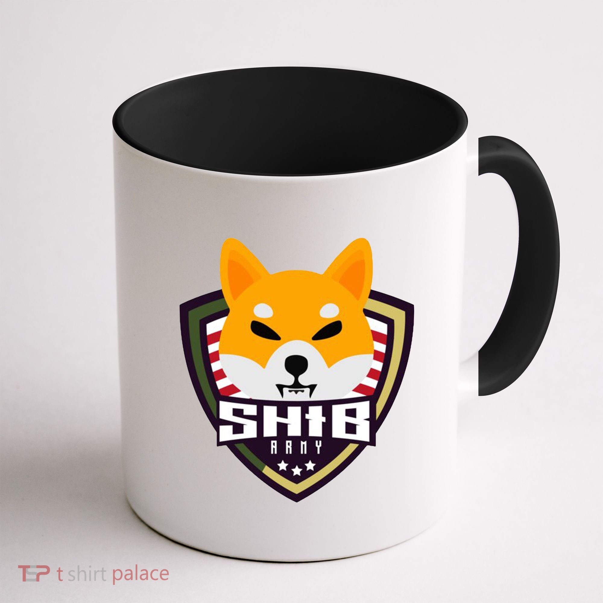 Shiba Army Badge Crest Coffee Mug