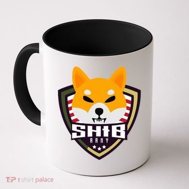 Shiba Army Badge Crest Coffee Mug