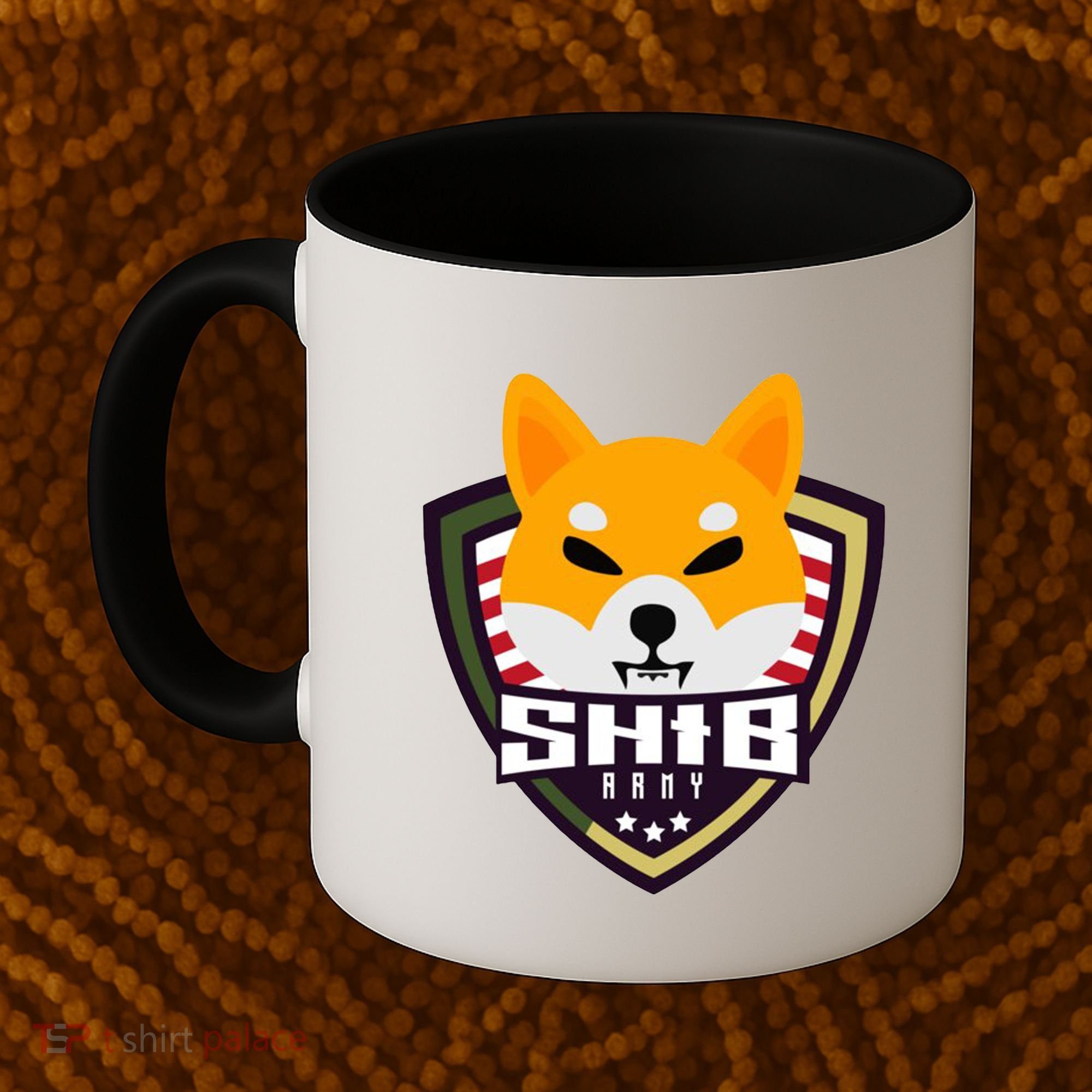 Shiba Army Badge Crest Coffee Mug