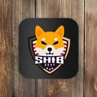 Shiba Army Badge Crest Coaster thumb 0