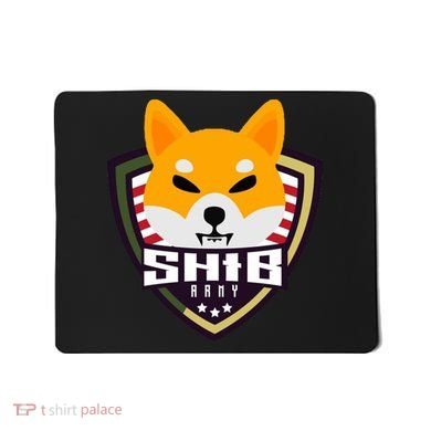 Shiba Army Badge Crest Mousepad
