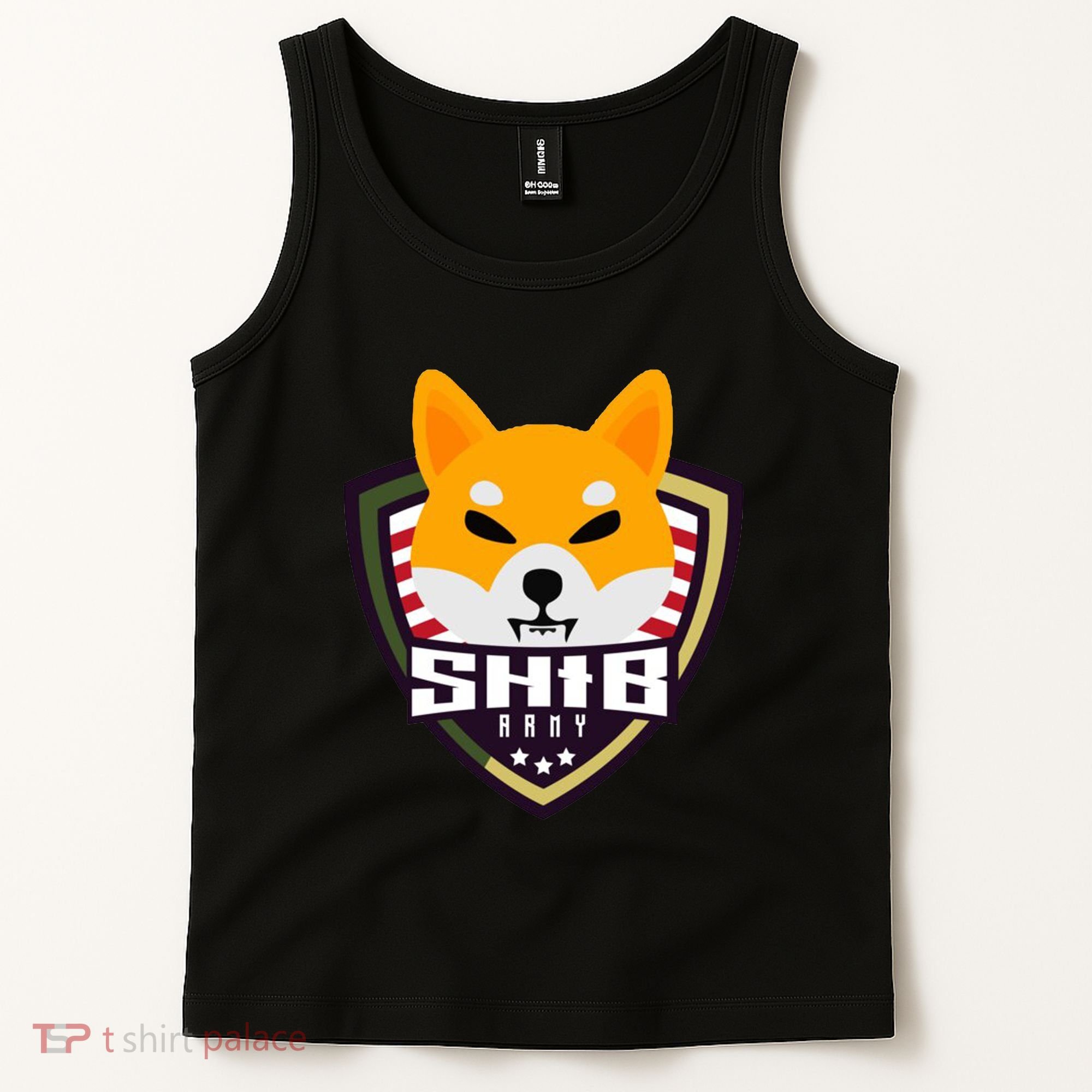 Shiba Army Badge Crest Tank Top