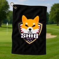 Shiba Army Badge Crest Golf Towel thumb 1