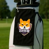 Shiba Army Badge Crest Golf Towel thumb 2