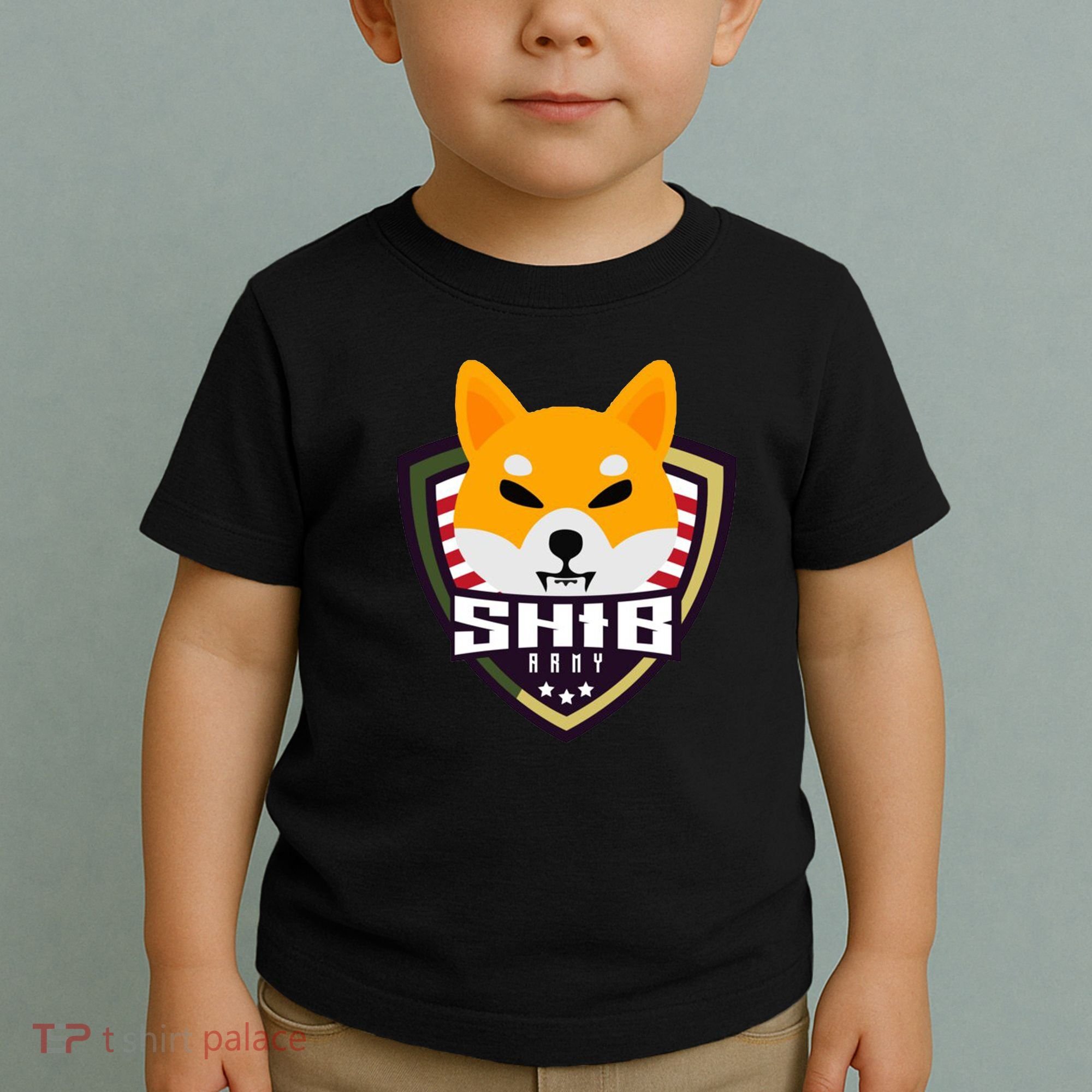 Shiba Army Badge Crest Toddler T-Shirt