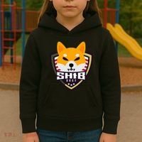 Shiba Army Badge Crest Kids Hoodie thumb 3