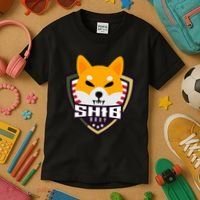 Shiba Army Badge Crest Kids T-Shirt thumb 3