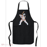 Space Astronaut Baseball Funny Baseball Player Apron thumb 0
