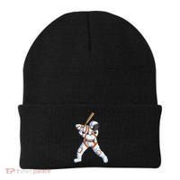 Space Astronaut Baseball Funny Baseball Player Beanie thumb 0