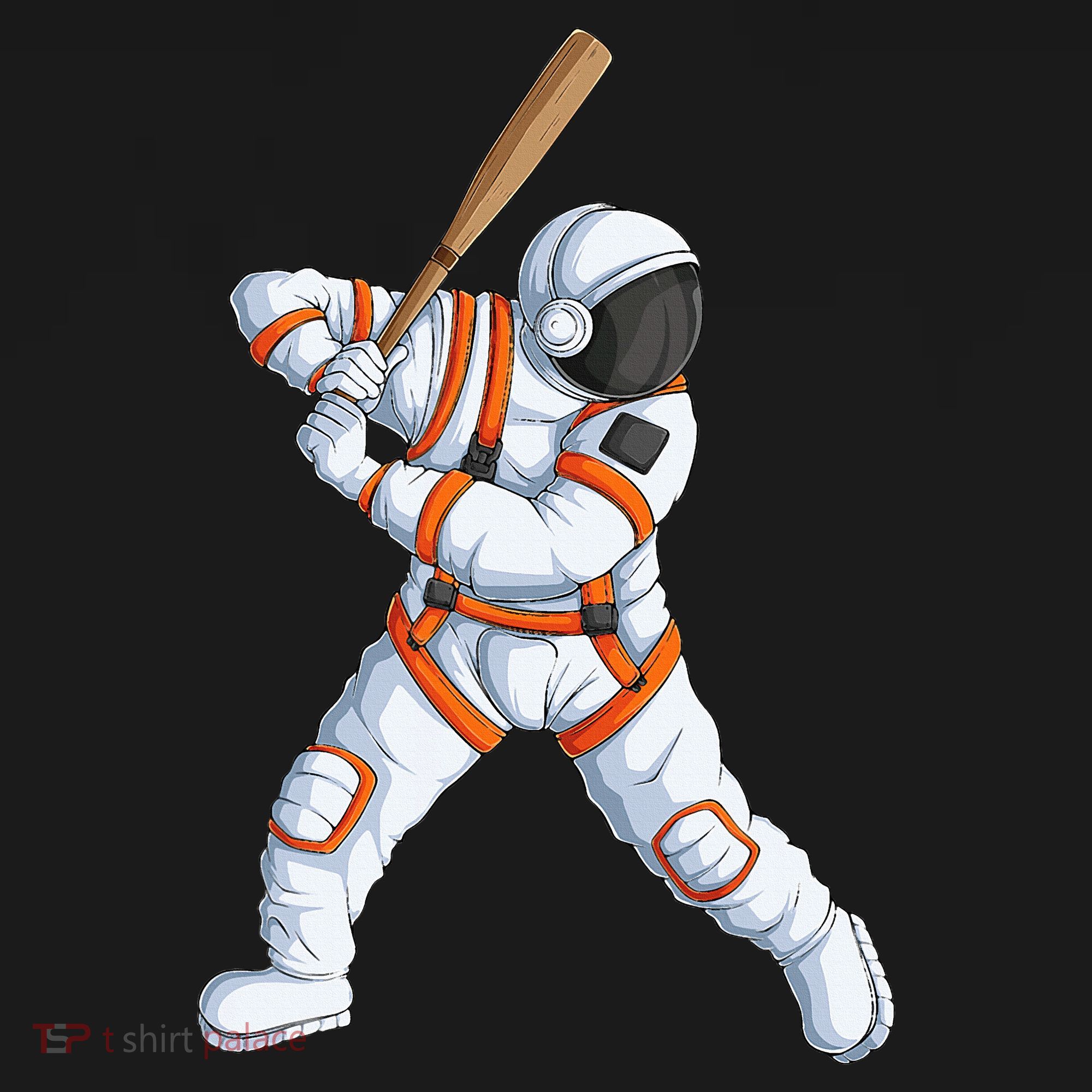 Space Astronaut Baseball Funny Baseball Player Pajama Set