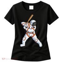 Space Astronaut Baseball Funny Baseball Player Women's T-Shirt thumb 0