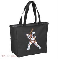 Space Astronaut Baseball Funny Baseball Player Tote Bag thumb 2