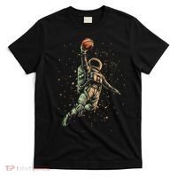 Space Astronaut Basketball Player Funny T-Shirt thumb 0