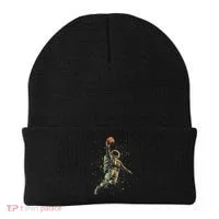 Space Astronaut Basketball Player Funny Beanie thumb 0