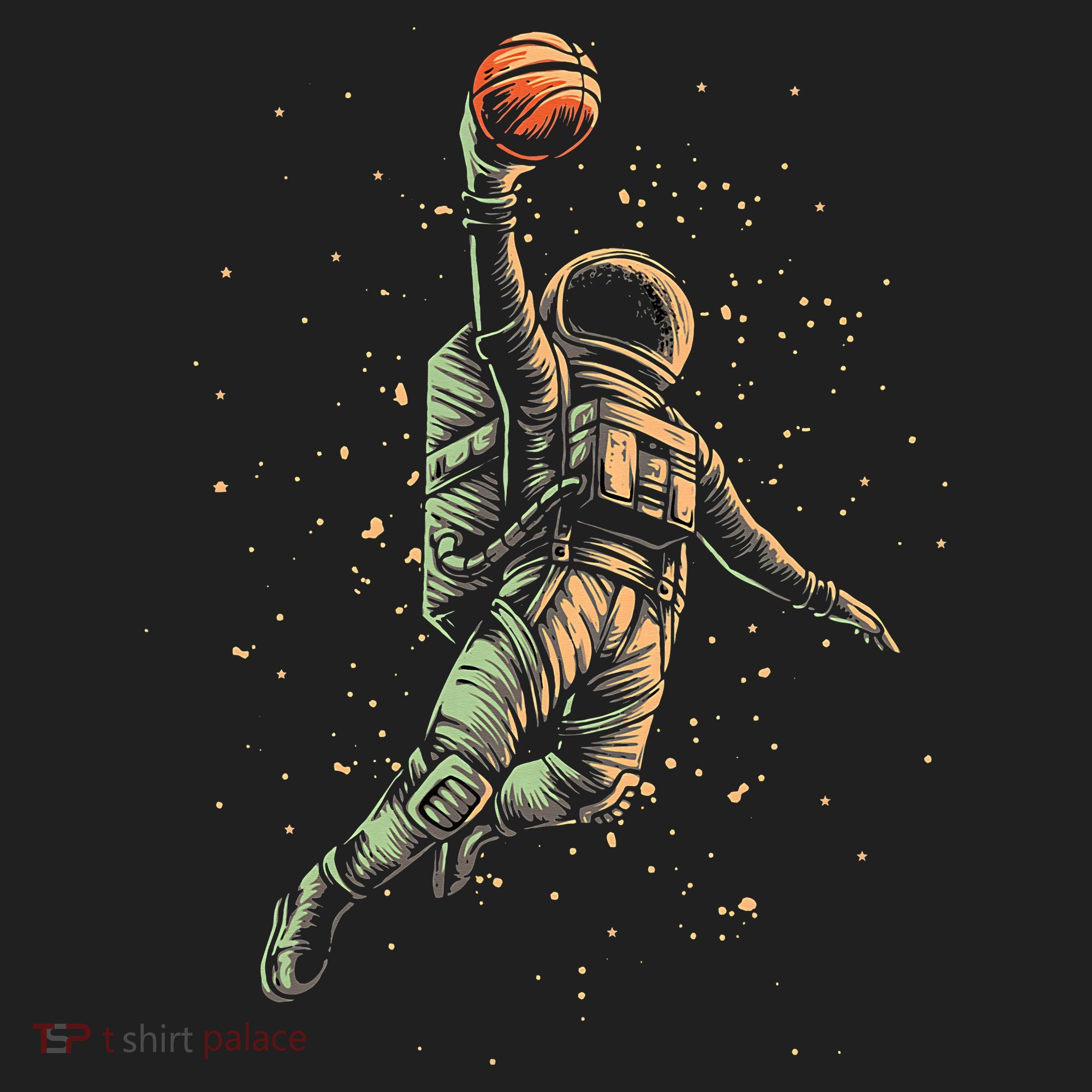 Space Astronaut Basketball Player Funny Beanie