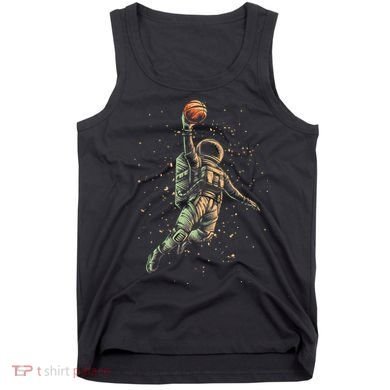 Space Astronaut Basketball Player Funny Tank Top