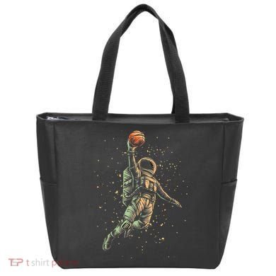 Space Astronaut Basketball Player Funny Tote Bag