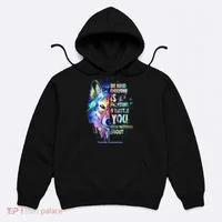 Suicide Awareness Be Kind Everyone Is Fighting A Battle Wolf Hoodie thumb 0