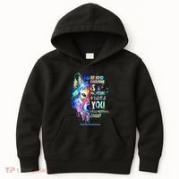 Suicide Awareness Be Kind Everyone Is Fighting A Battle Wolf Kids Hoodie thumb 0