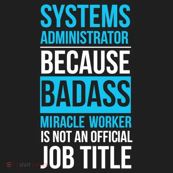 System Administrator Tumbler