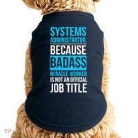 System Administrator Doggie Tank thumb 0