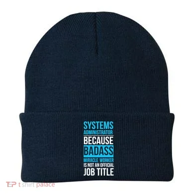 System Administrator Beanie