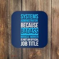 System Administrator Coaster thumb 0