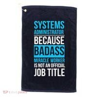 System Administrator Golf Towel thumb 0