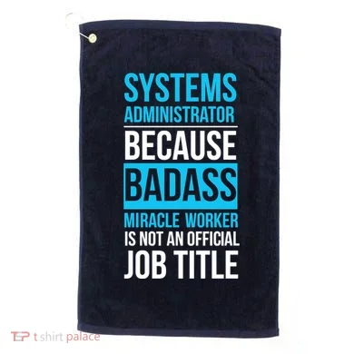 System Administrator Golf Towel