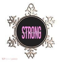 Strong And Beautiful Breast Cancer Awareness Ornament thumb 0