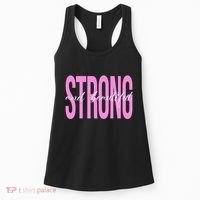 Strong And Beautiful Breast Cancer Awareness Women's Tank Top thumb 0