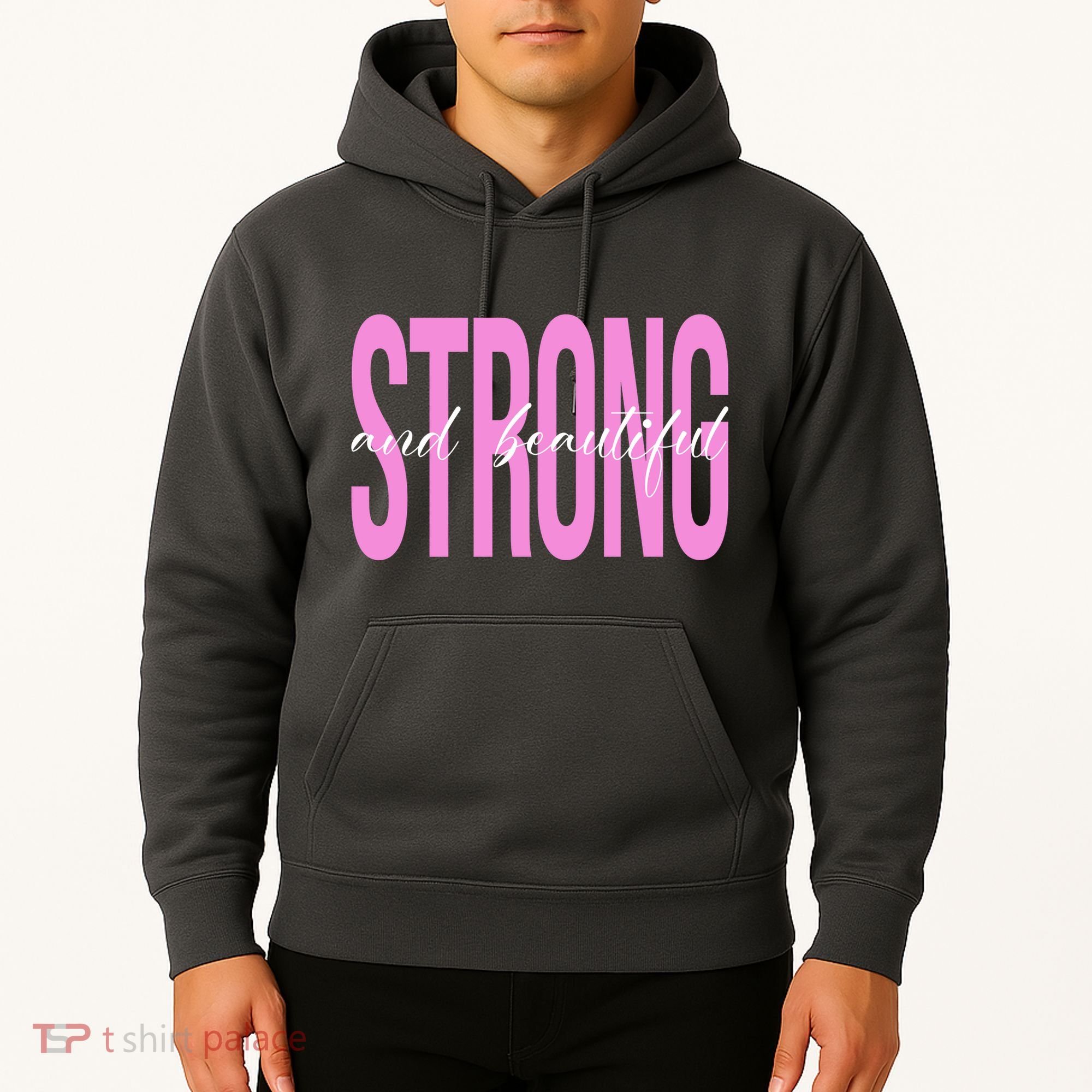 Strong And Beautiful Breast Cancer Awareness Hoodie