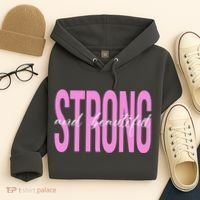 Strong And Beautiful Breast Cancer Awareness Hoodie thumb 4