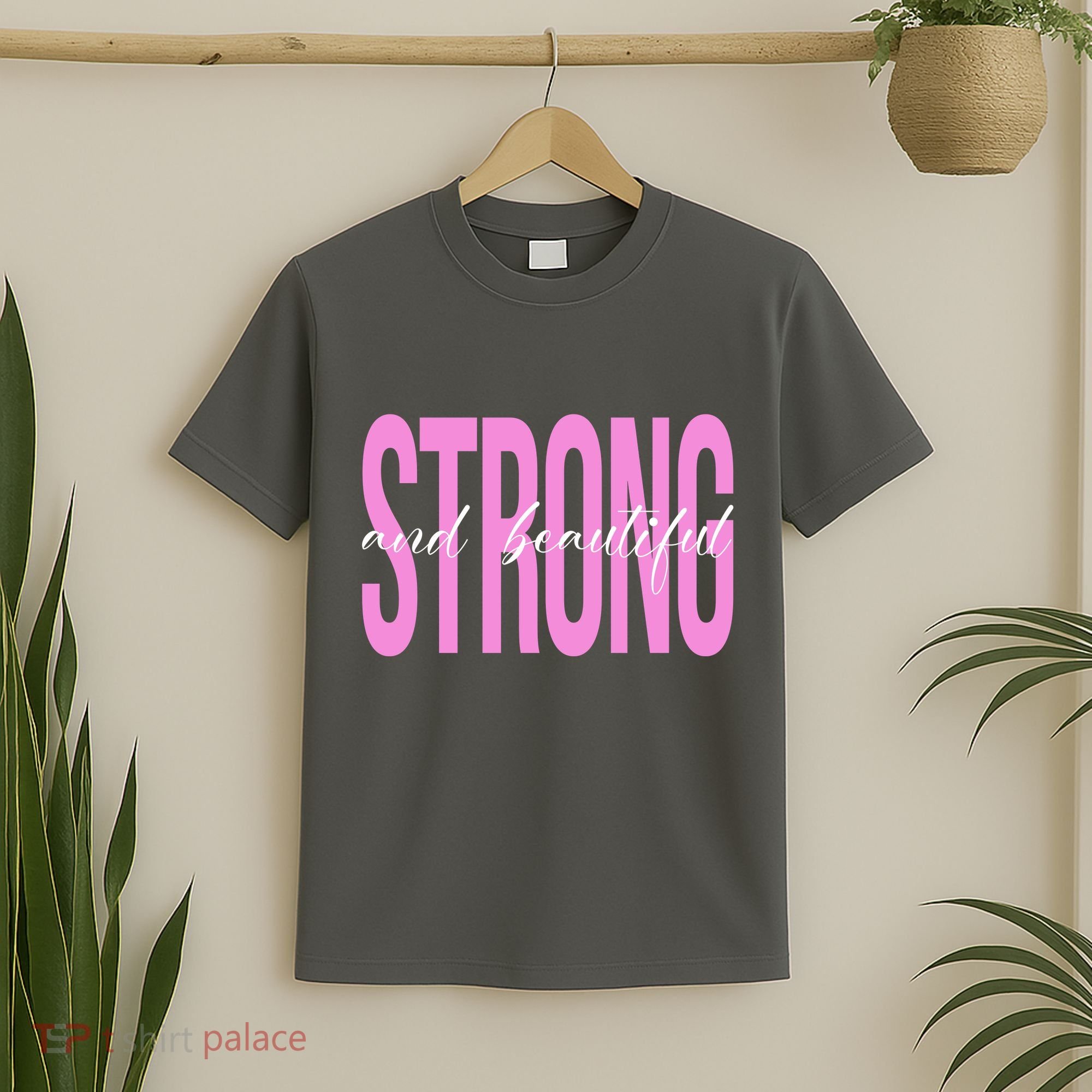 Strong And Beautiful Breast Cancer Awareness T-Shirt