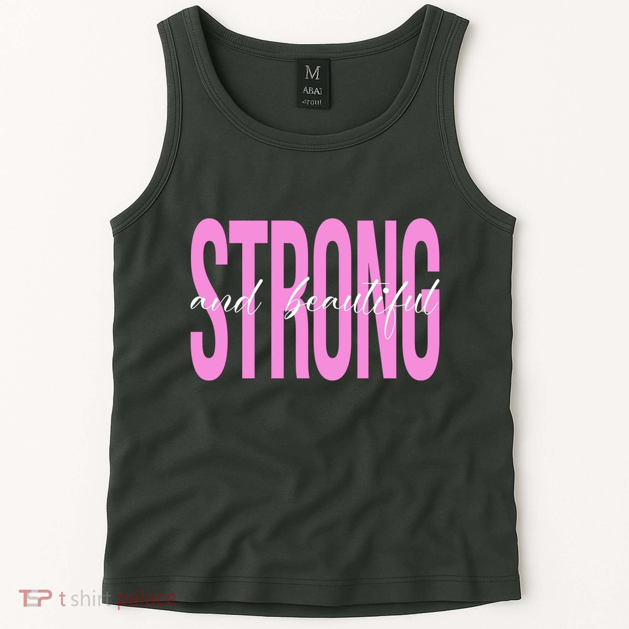 Strong And Beautiful Breast Cancer Awareness Tank Top