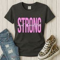 Strong And Beautiful Breast Cancer Awareness Women's T-Shirt thumb 3