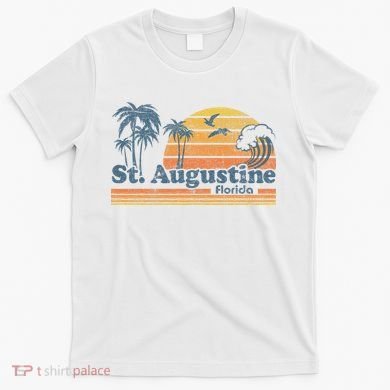 St Augustine Beach Florida Vintage Spring Break 70s Retro T-Shirt